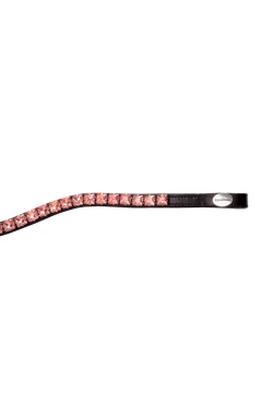 Discount kavalkade Square Browband With Stones Black/Pink