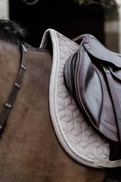 New kentucky Horsewear Basic Velvet Estesatulahuopa Beige