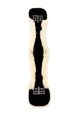 New kentucky Horsewear Lyhyt, Lampaankarvainen Satulavyo Black