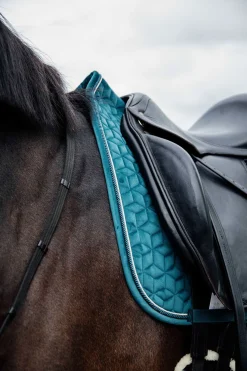 Sale kentucky Horsewear Saddle Pad Velvet Dressage -Kouluratsastussatulahuopa Emerald Green