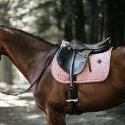 Clearance kentucky Horsewear Saddle Pad Velvet Jumping -Esteratsastussatulahuopa Aurora Pink
