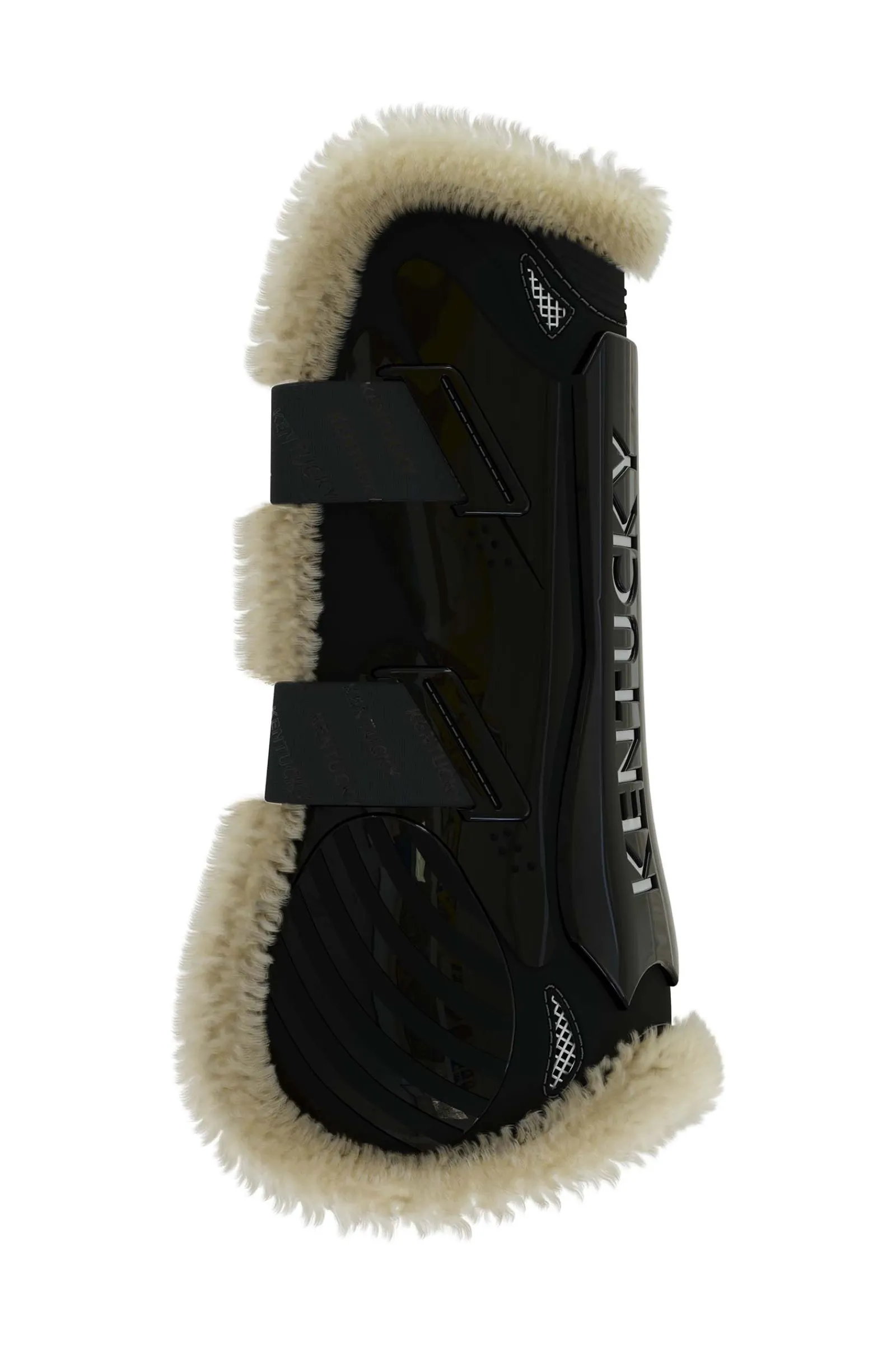 Outlet kentucky Horsewear Vegan Sheepskin Bamboo Elastic Jannesuojat Black