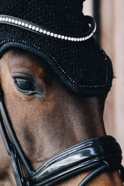 kentucky Horsewear Wellington Glitter Aaneton Korvahuppu Black