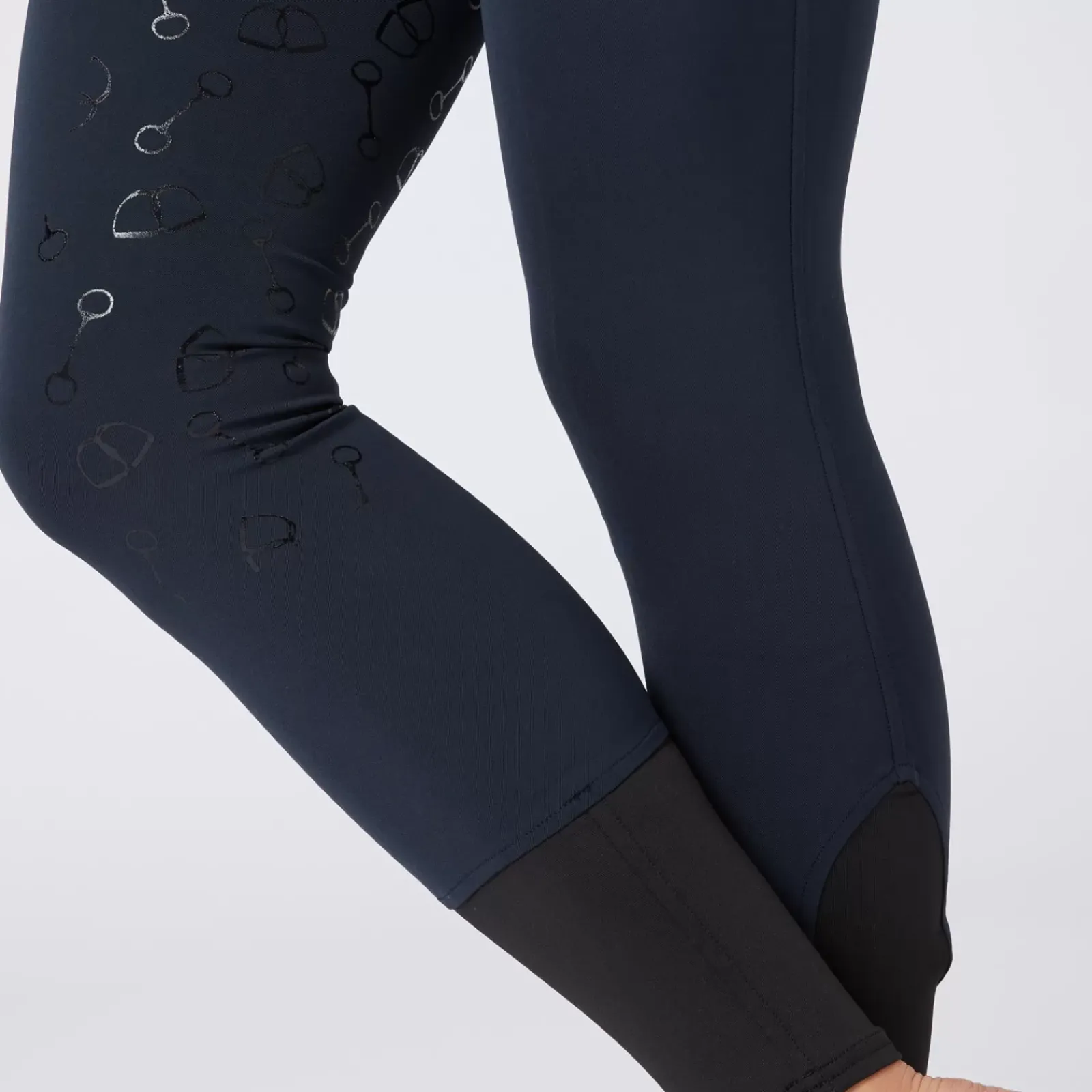 * KorkeaVyötaroiset Naisten Ratsastushousut Kuolainkuosilla Silikonipainatetuilla Kokopaikoilla