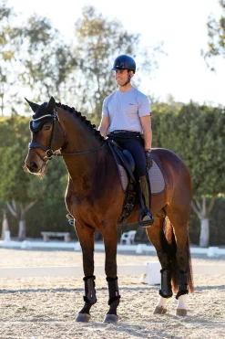 Clearance lemieux Le Cool Grip Anti Slip Cooling Dressage Saddle Pad Grey