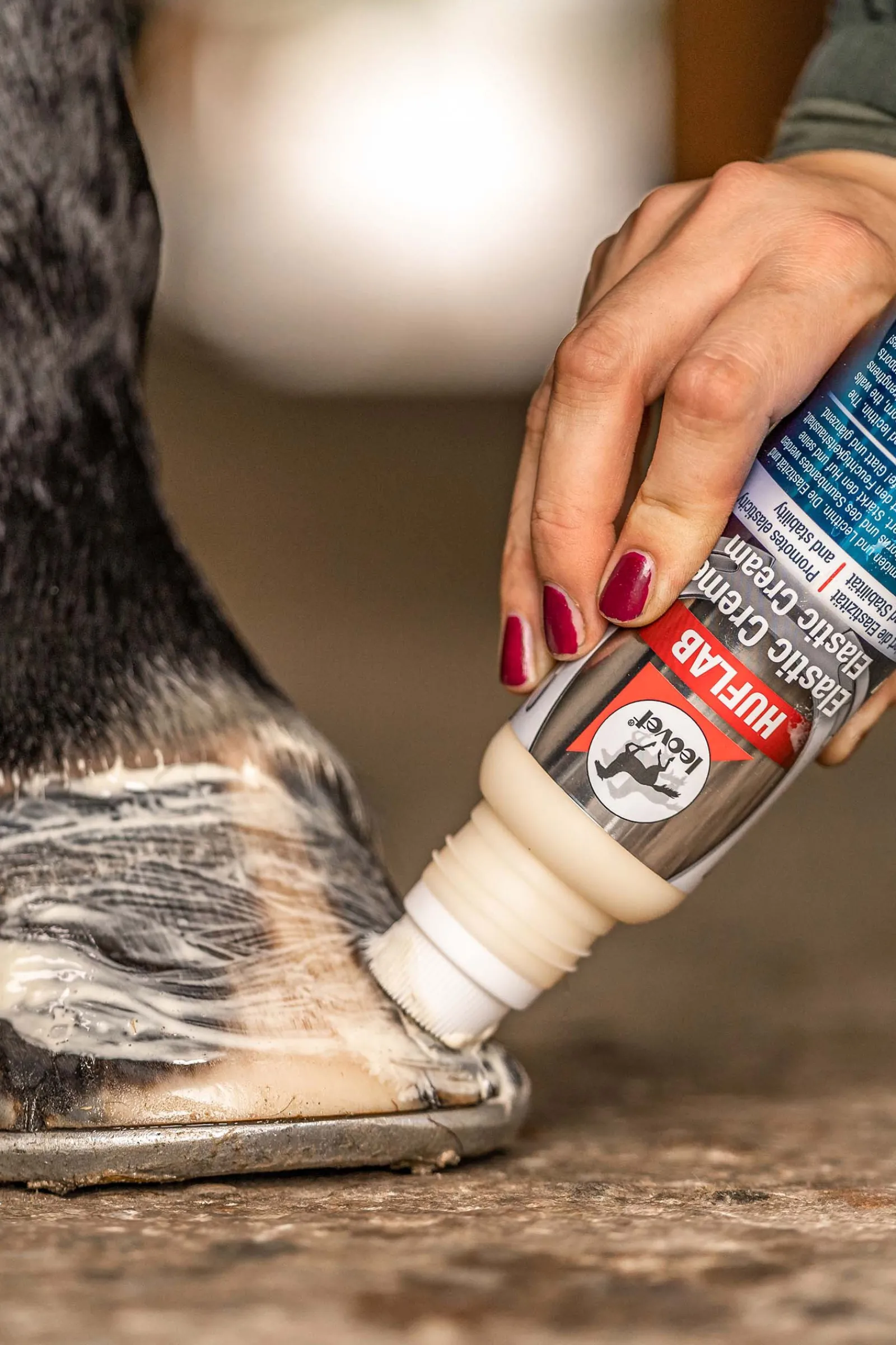 Best leovet Hoof Lab Elastic Cream Kaviovoide Blue/Red