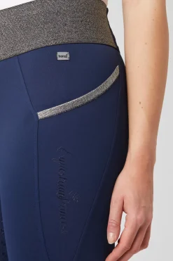 * Naisten Kokopaikkaiset Ratsastusleggingsit Glitter-Vyötarolla