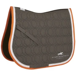 Online schockemohle Air Cool Jumping Pad Sl Ii -Esteratsastussatulahuopa Grey Melange/Orange