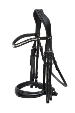 Discount schockemohle Milton Anatomic Double Bridle Black/Silver