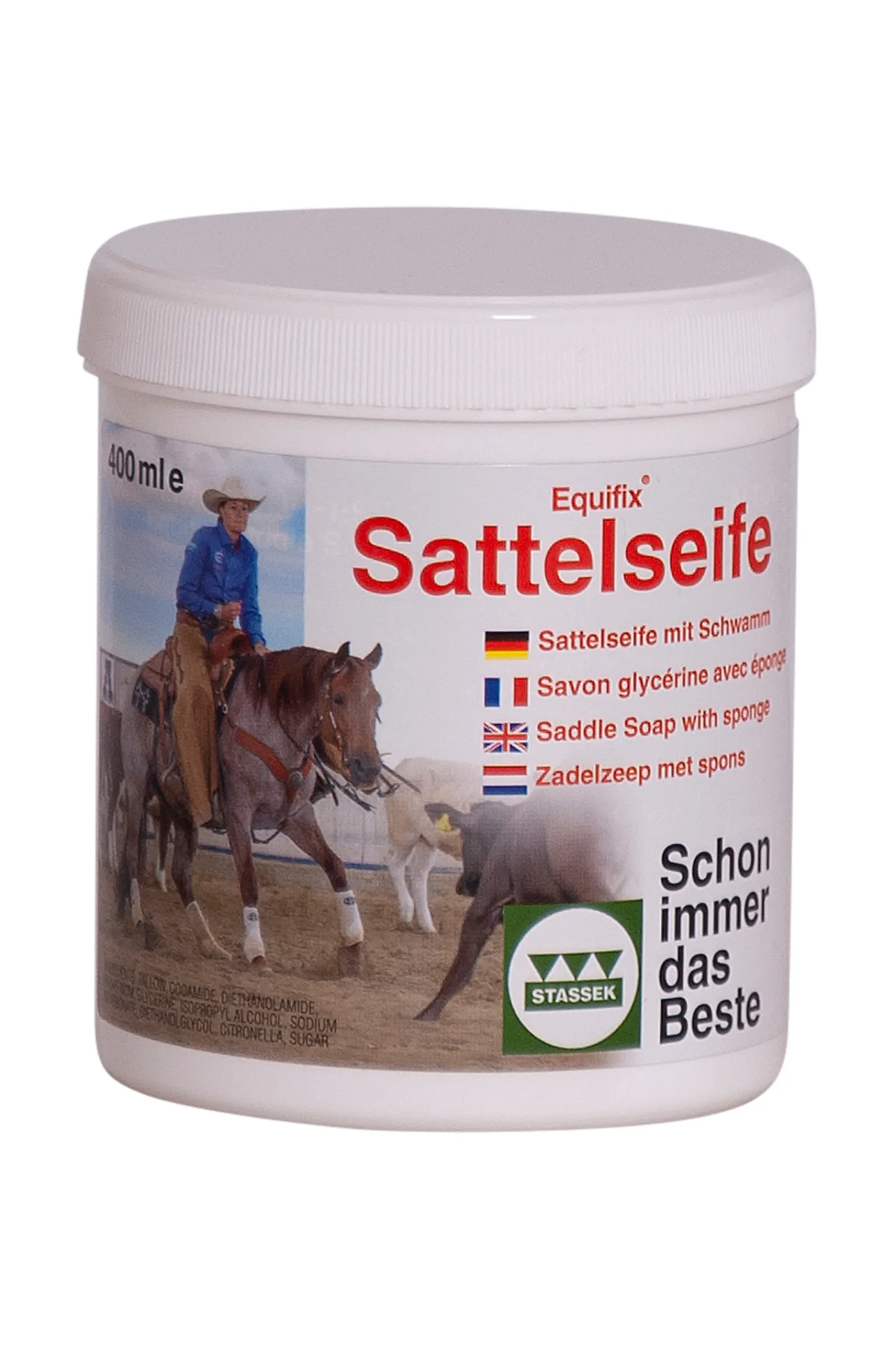 Online stassek Equifix Satulasaippua, 400 Ml Or/B