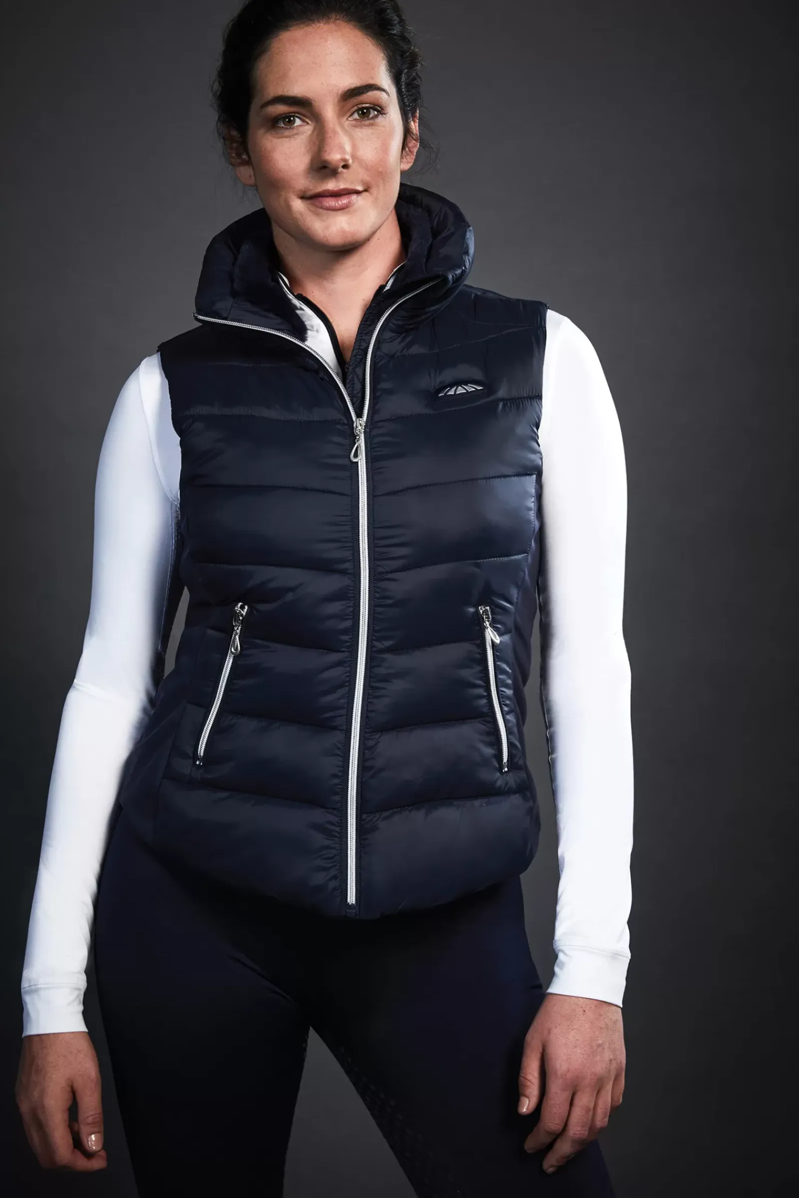 tommyhilfigerequestrian Tommy Hilfiger Equestrian Mid-Weight Re-Down Women'S Vest