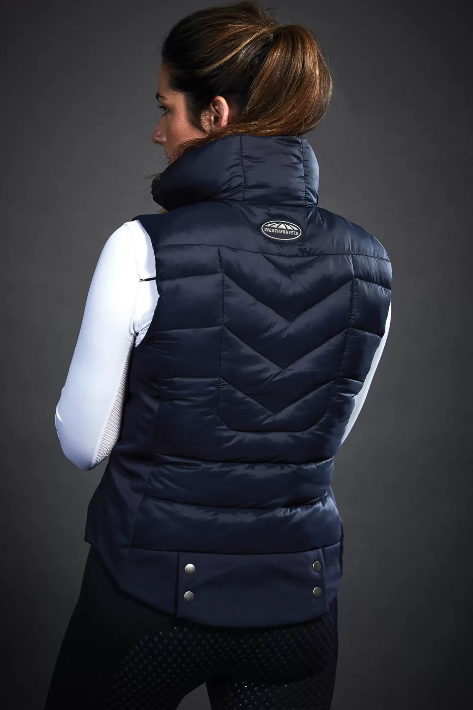 tommyhilfigerequestrian Tommy Hilfiger Equestrian Mid-Weight Re-Down Women'S Vest