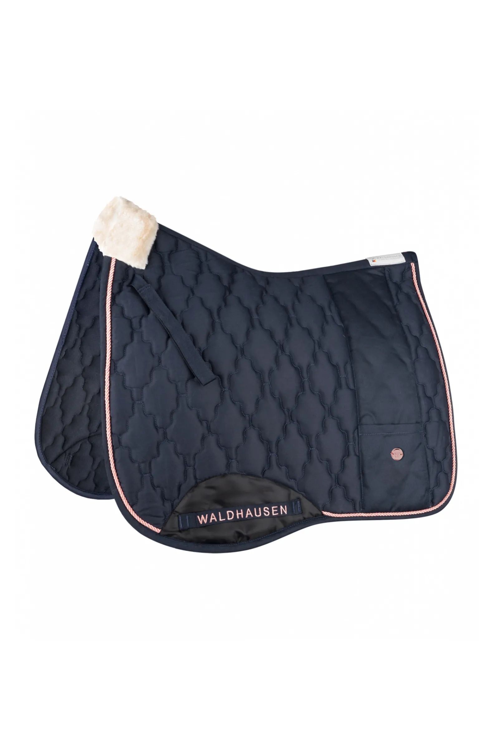 Discount waldhausen Modern Rose Jumping Saddle Pad Navy/Rosegold