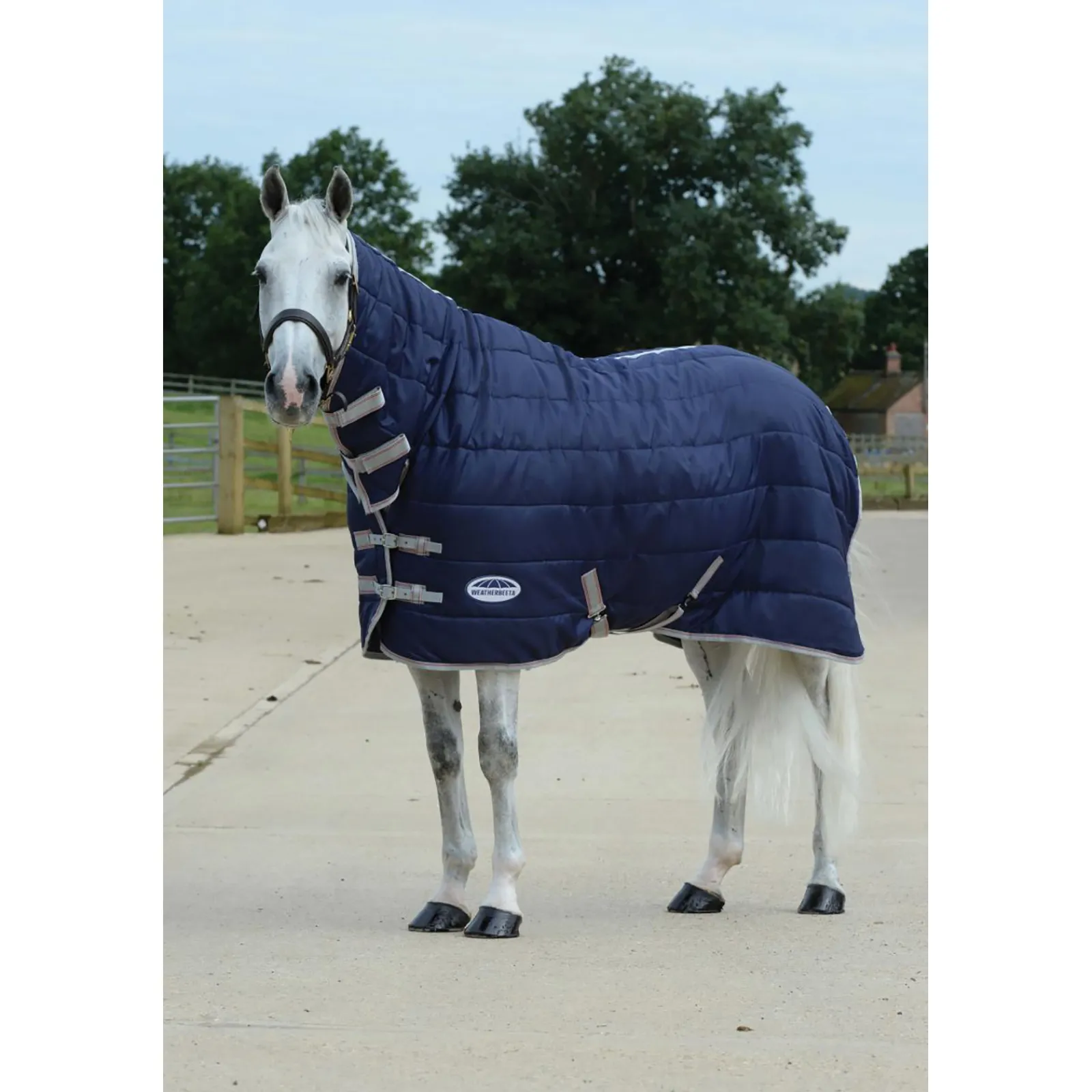 Sale weatherbeeta Comfitec 210D Kanavatikattu Combo Neck Medium/Lite Talliloimi, 110G Navy/Silver/Red