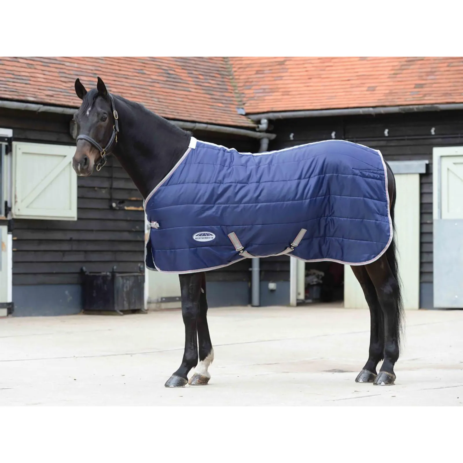 Hot weatherbeeta Comfitec 210D Kanavatikattu Talliloimi Standard Neck, Medium/Lite, 110G Navy/Silver/Red