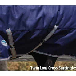 Discount weatherbeeta Comfitec Essential Combo Neck Lite -Loimi, 0 G Navy/Silver/Red