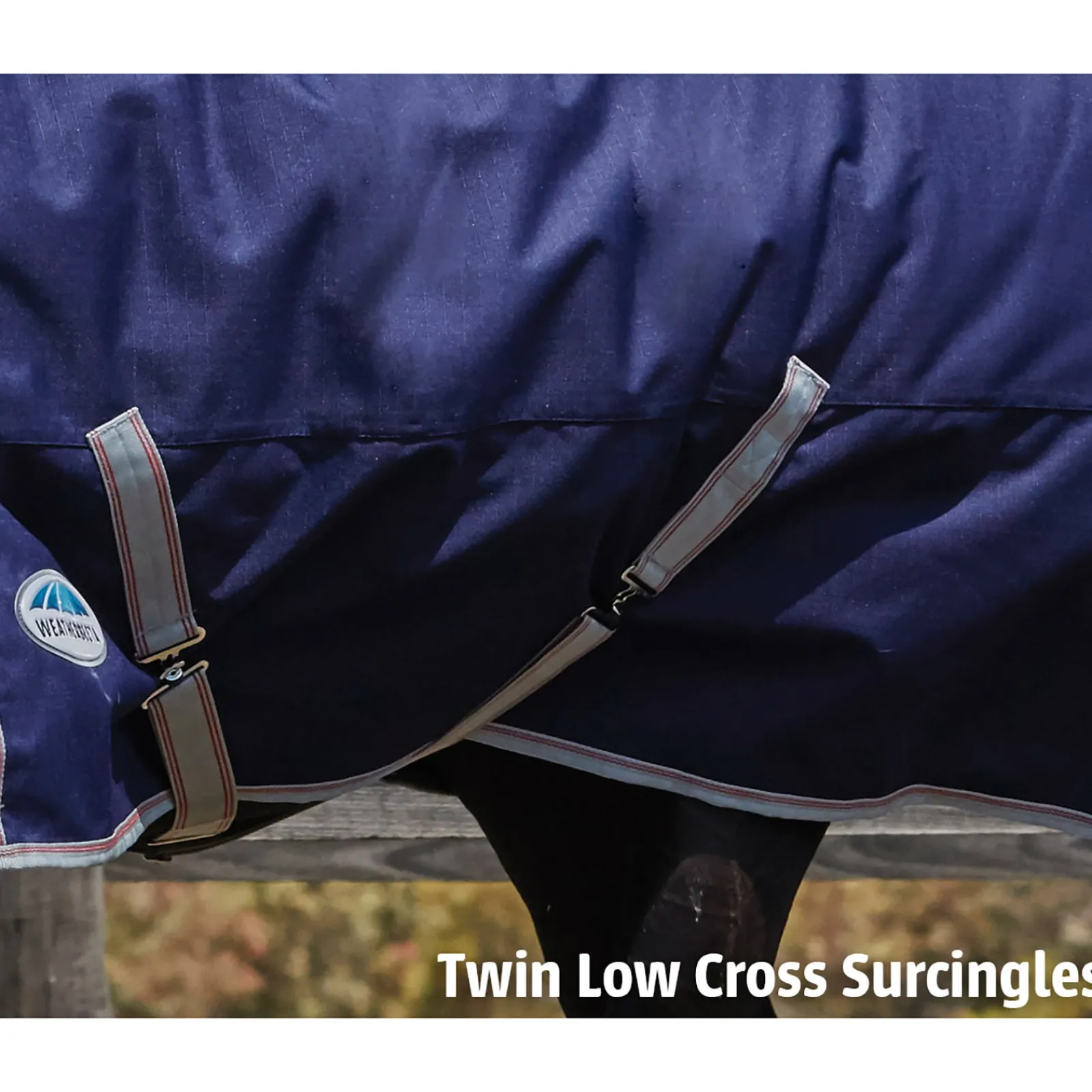 Discount weatherbeeta Comfitec Essential Combo Neck Lite -Loimi, 0 G Navy/Silver/Red