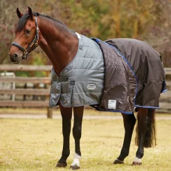 weatherbeeta Comfitec Ultra Cozi Ii Ulkoloimi Irrotettavalla Kaulakappaleella, 100 G Charcoal/Blue/White